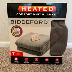 Heated Comfort Knit Blanket